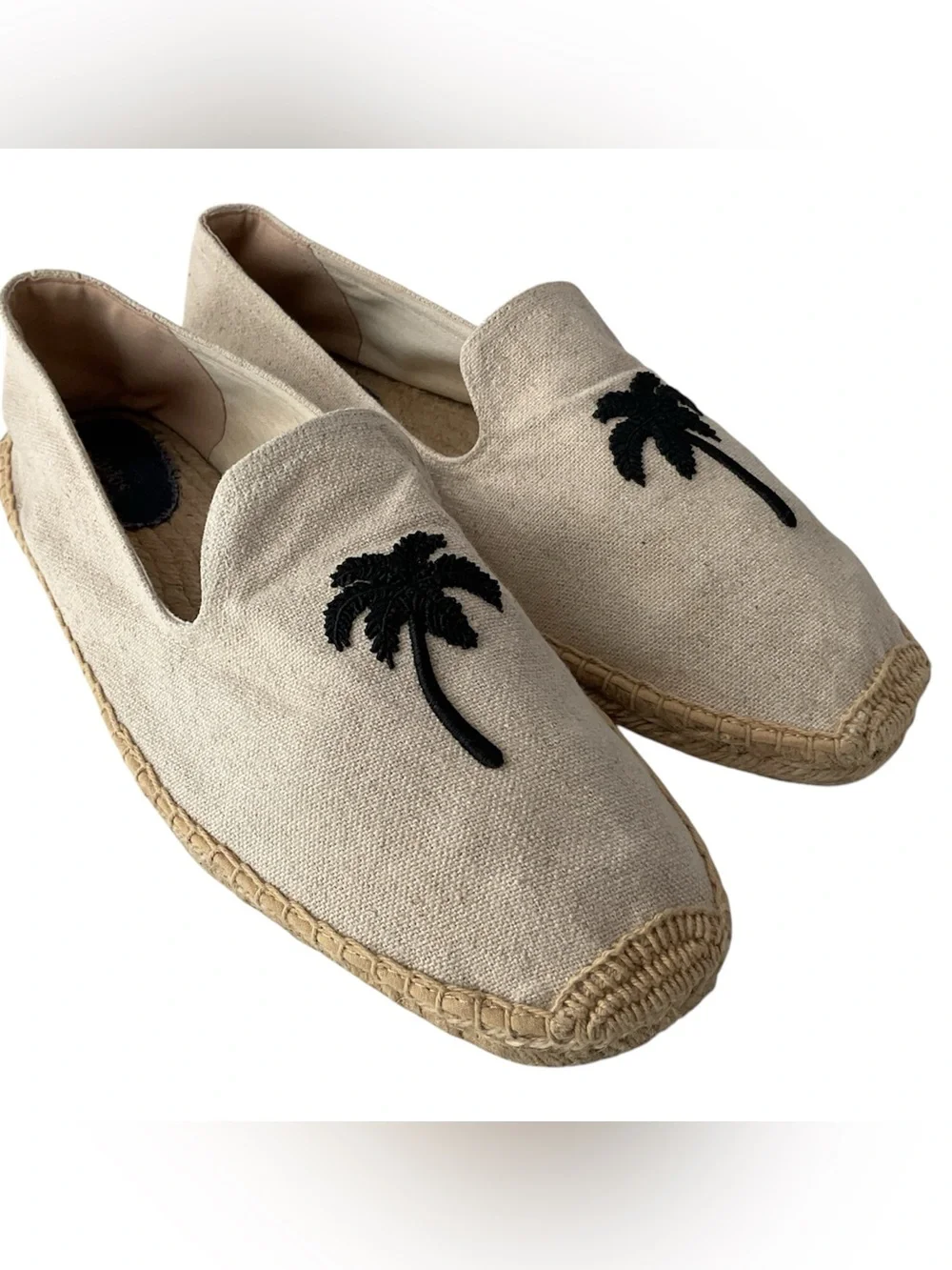 Saludos Smorking Slipper Espadrilles With Palm Tree Men’s Size 13 - 13.5